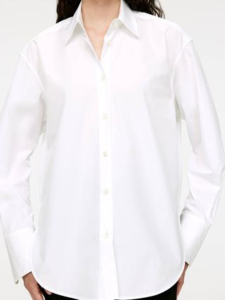 Relaxed-Fit Poplin Shirt - White - Arket Gb