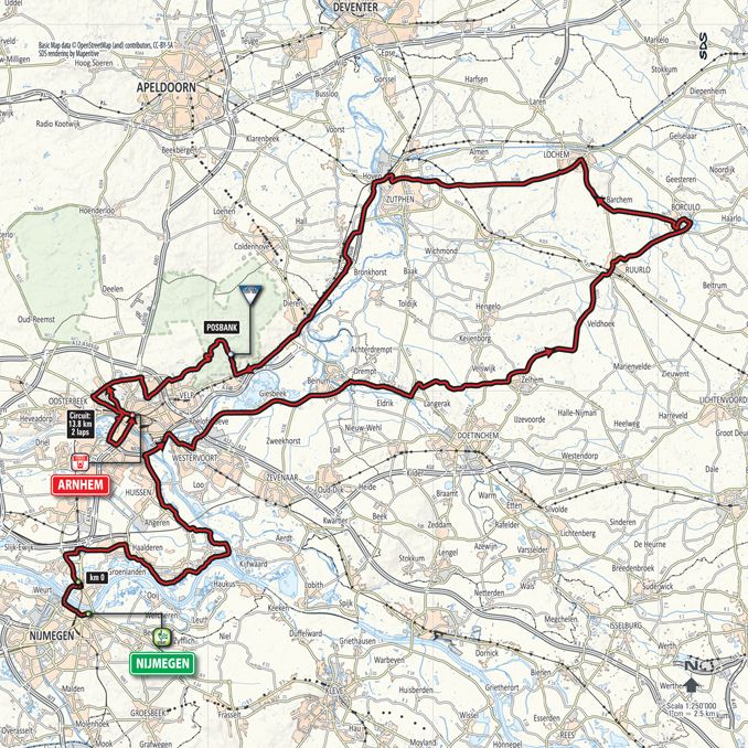 Giro d'Italia 2016: stage 3 map