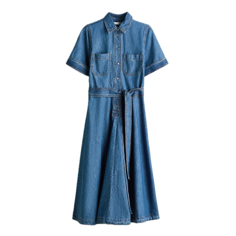 H&amp;amp;M, Denim Shirt Dress