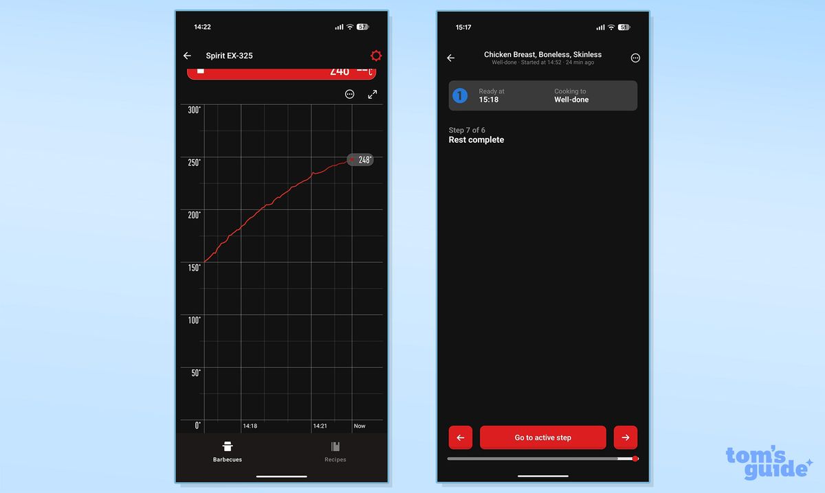 Weber Spirit EX325 app screenshots