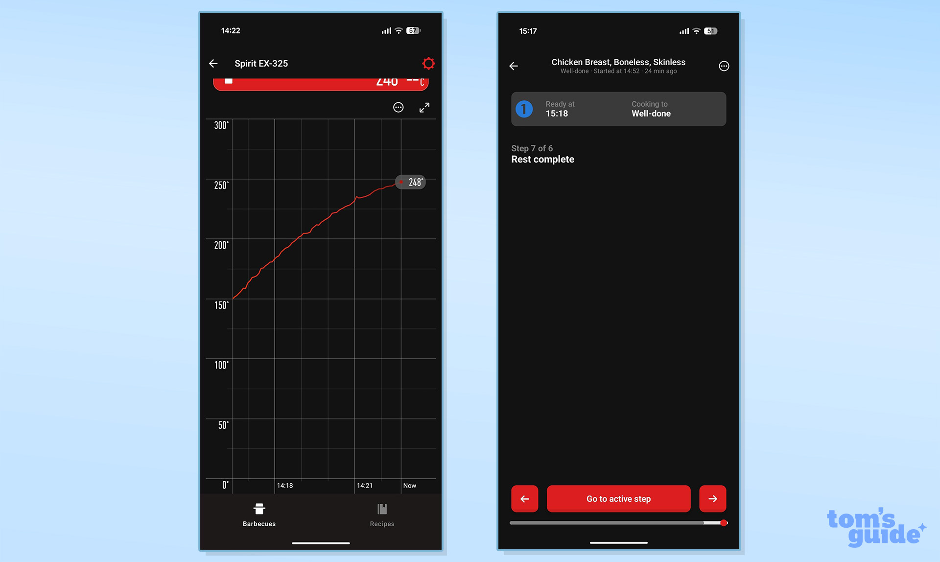Weber Spirit EX325 app screenshots