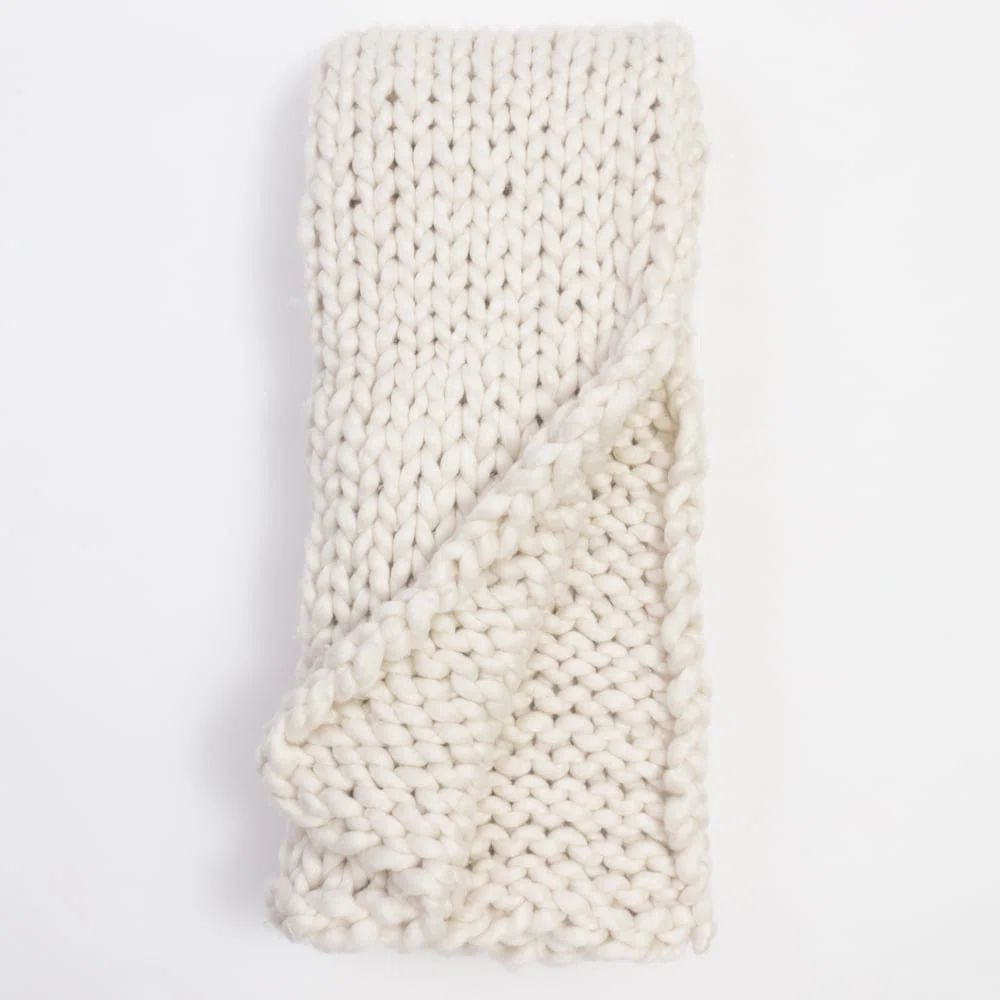 Birch Lane Chunky Knit Throw Blanket