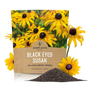 A pack of black-eyed susan seeds