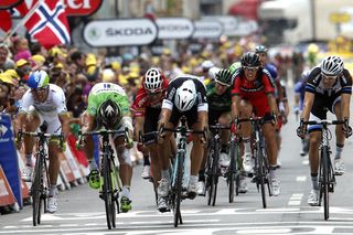 Matteo Trentin wins stage seven of the 2014 Tour de France