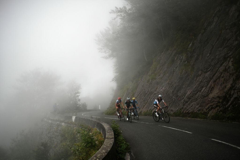 Fog atop the Col du Soulor