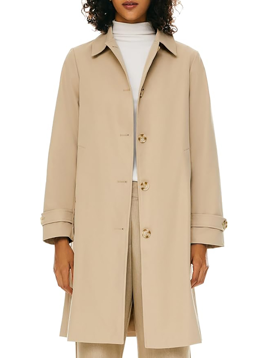 Orolay, Orolay Women&#039;s Single Breasted Trench Coat Mid Long Classic Lapel Windproof Slim Outerwear Coats Khaki X-Large