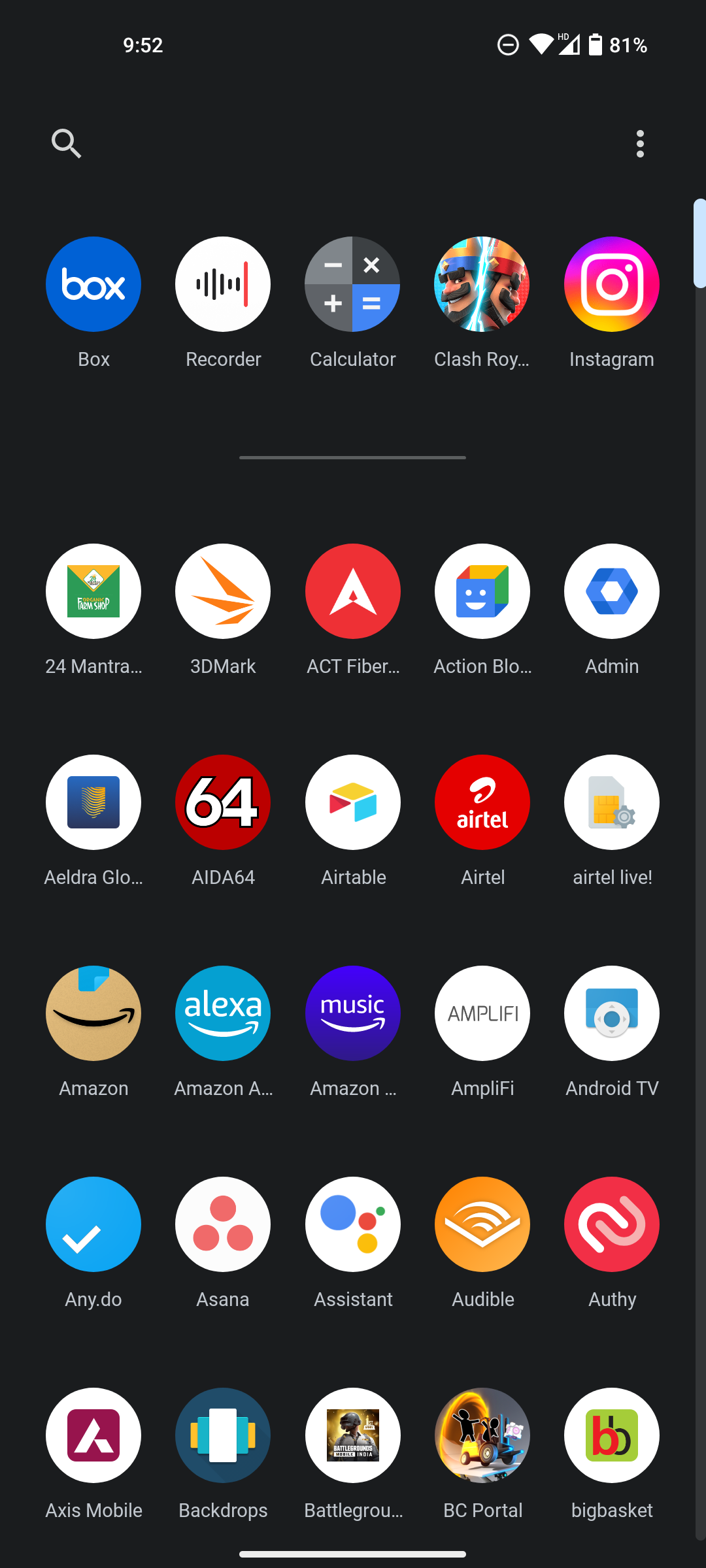 Nothing OS screenshots
