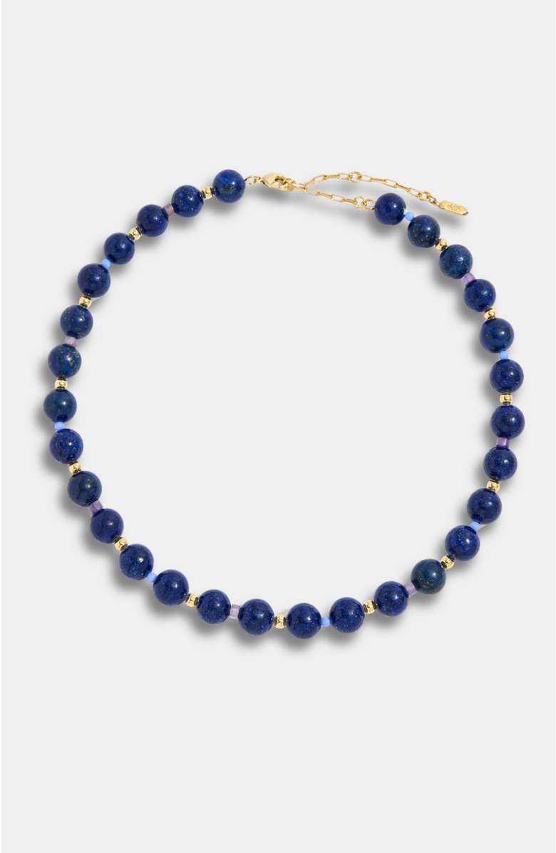 Dot Necklace Lapis