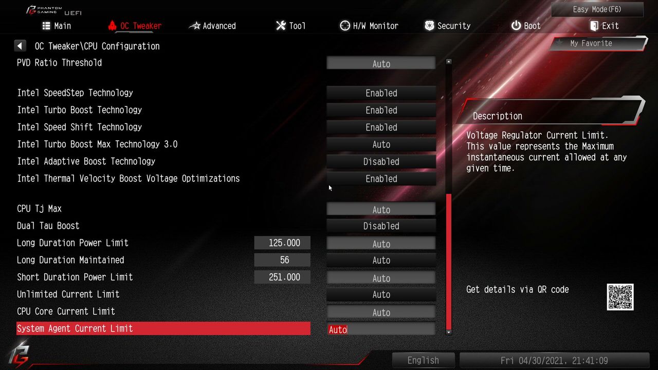 ASRock Z590 Phantom Gaming-ITX/TB4