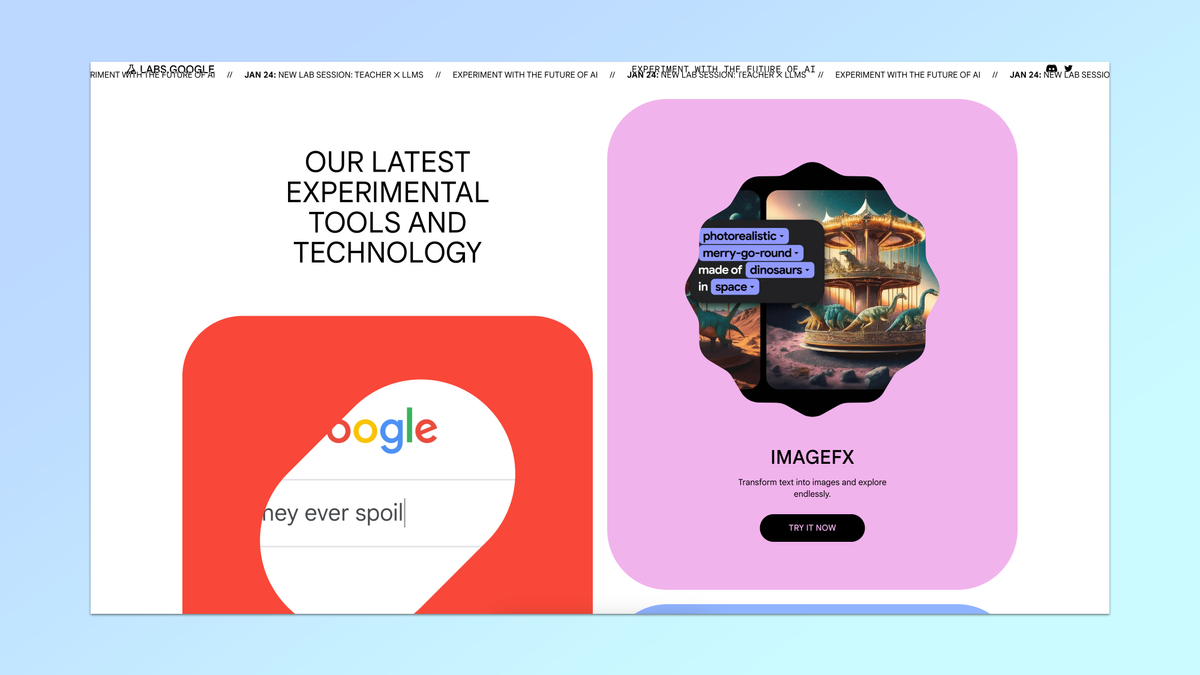 Google's new ImageFX AI image creator lets you make pictures from text