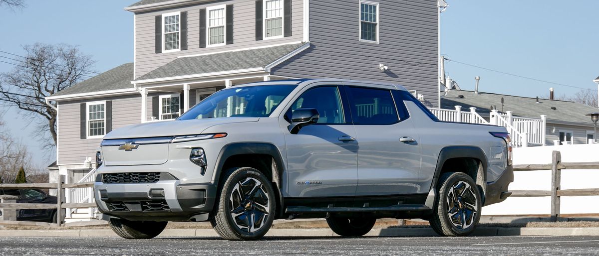 2025 Chevrolet Silverado EV test drive.