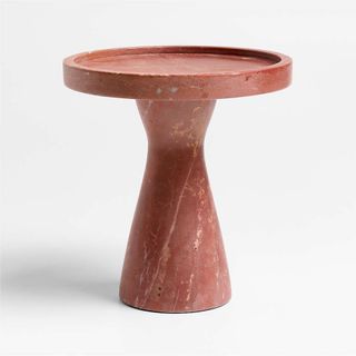 Red marble sidetable