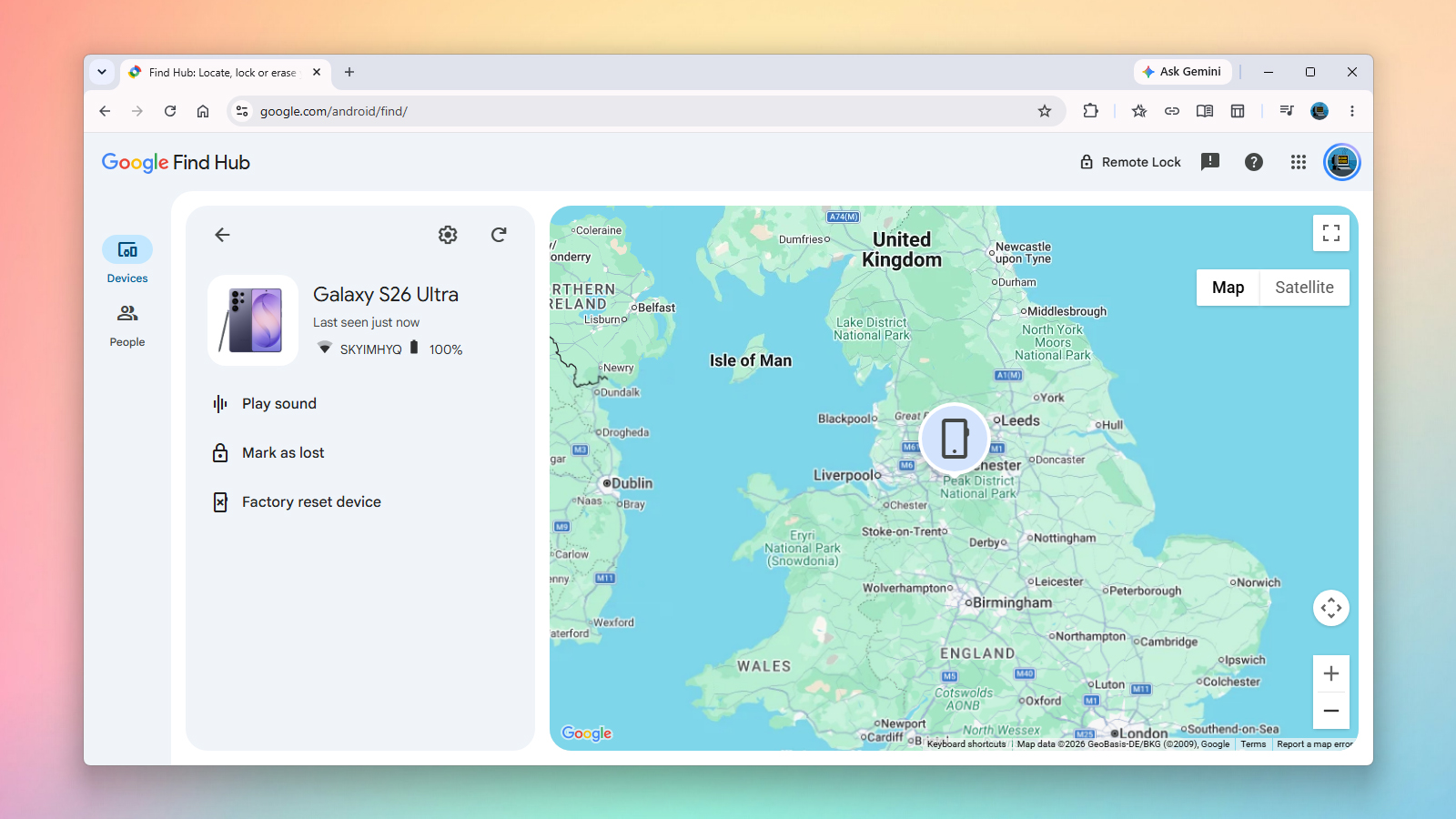 Google Find Hub