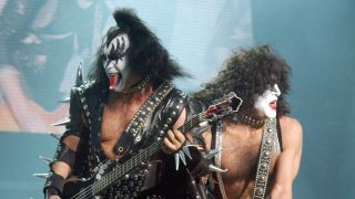 Gene Simmons and Paul Stanley onstage in 2003