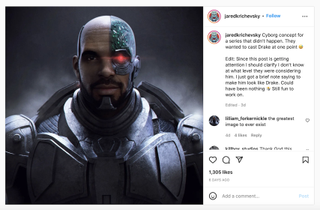 Drake as Cyborg