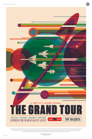 NASA Space Poster - The Grand Tour