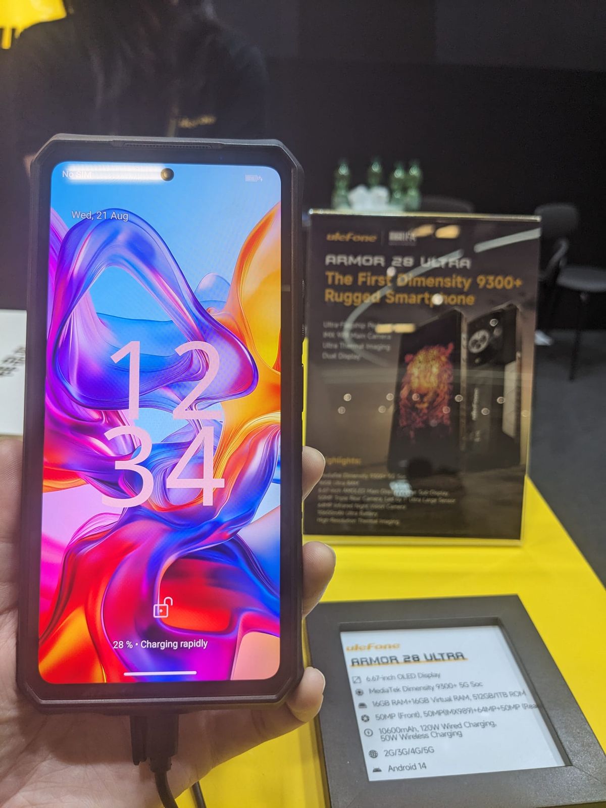 Ulefone Armor 28 Ultra during our hands-on at IFA 2024