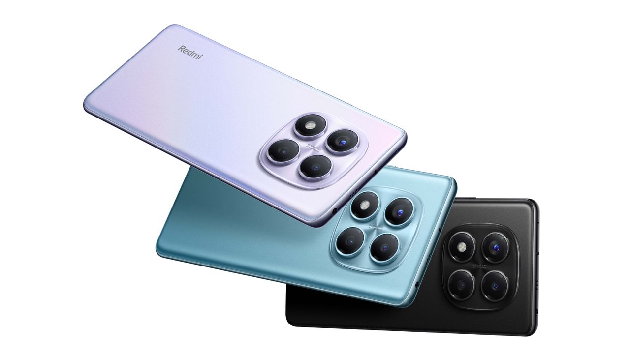 Redmi Note 14 Series product images on a white background