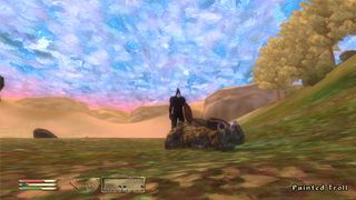 Running around in the painted world in The Elder Scrolls 4: Oblivion