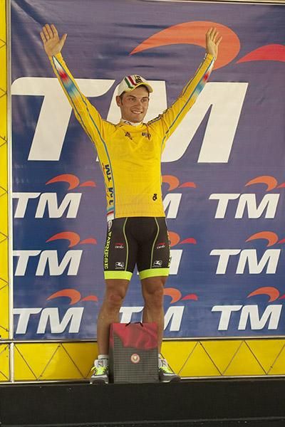 Italian Andrea Guardini (Farnese Vini/Neri Sottoli) is the overall leader of the tour by four seconds from Korean Sungbaek Park after the first stage.