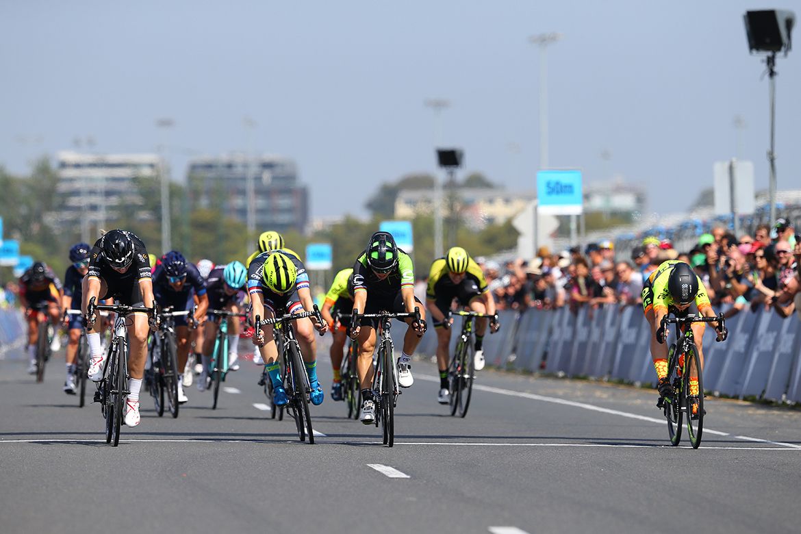 The sprint winds up