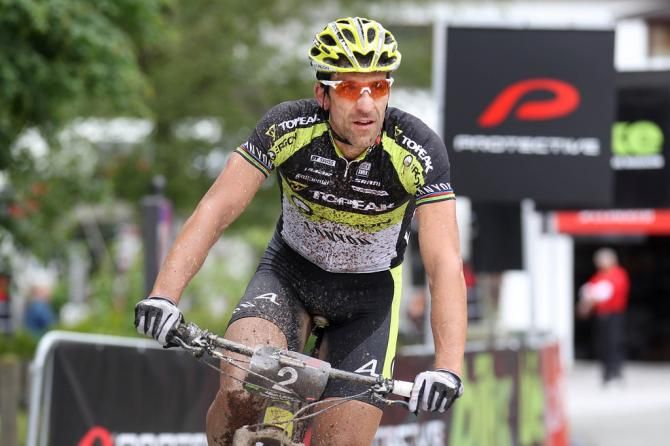 Alban Lakata is back in action after his injury