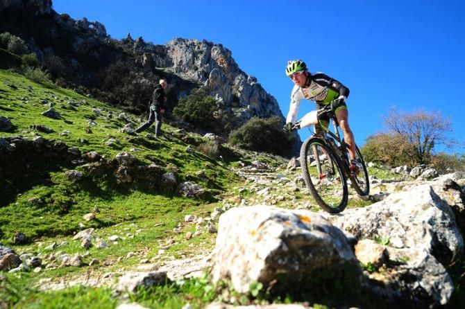 A beautiful day for racing at the Andalucia Bike Race.