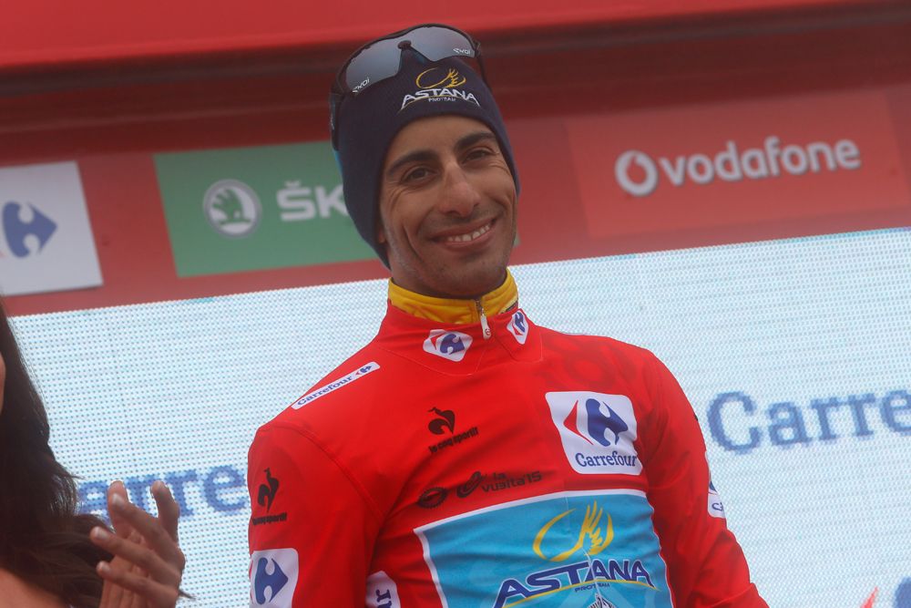 Fabio Aru (Astana) still holds the leader's jersey