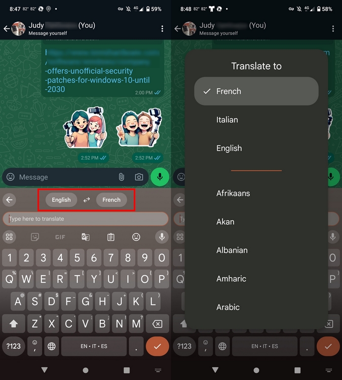 How to use Gboard to automatically translate as you type