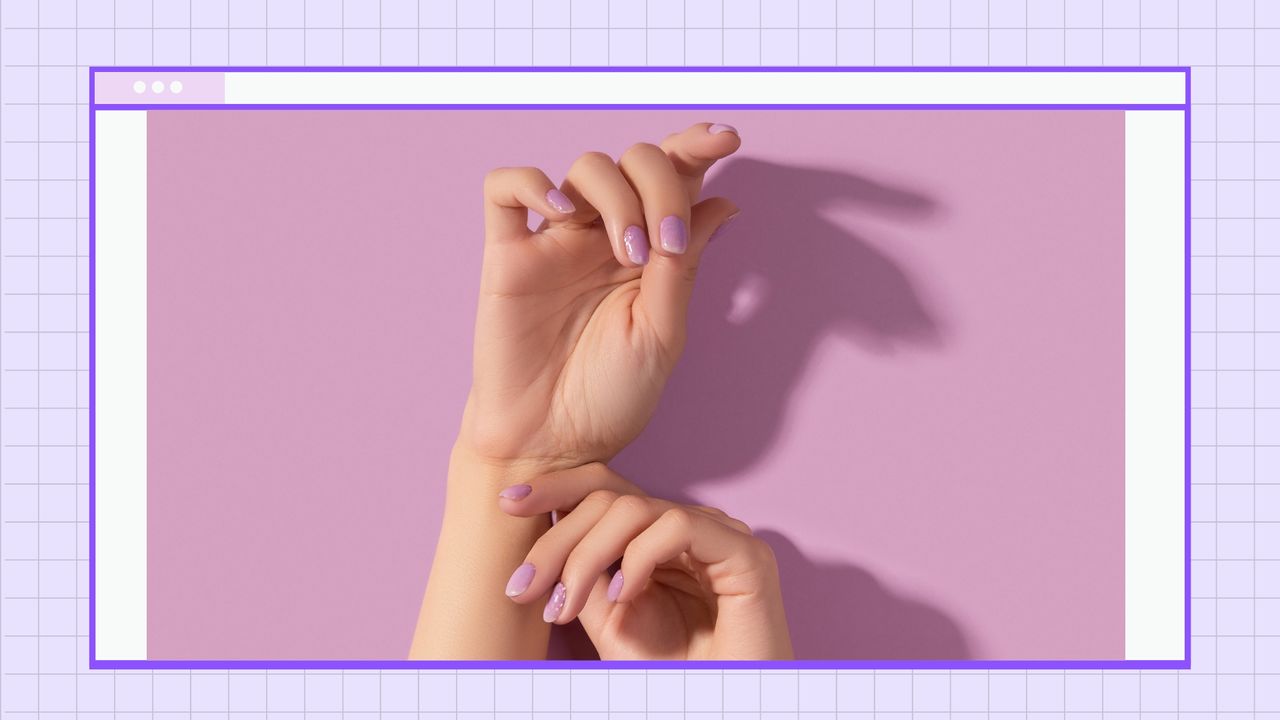 2. Cute Baby Purple Nail Designs - wide 2