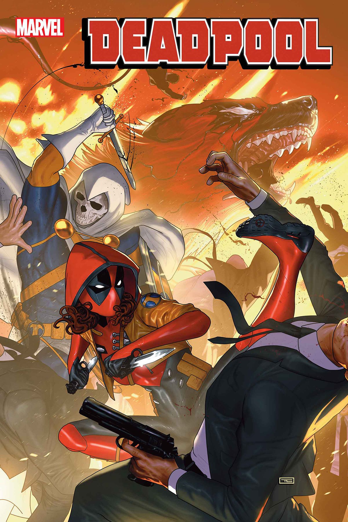 Deadpool #7 cover by Taurin Clarke