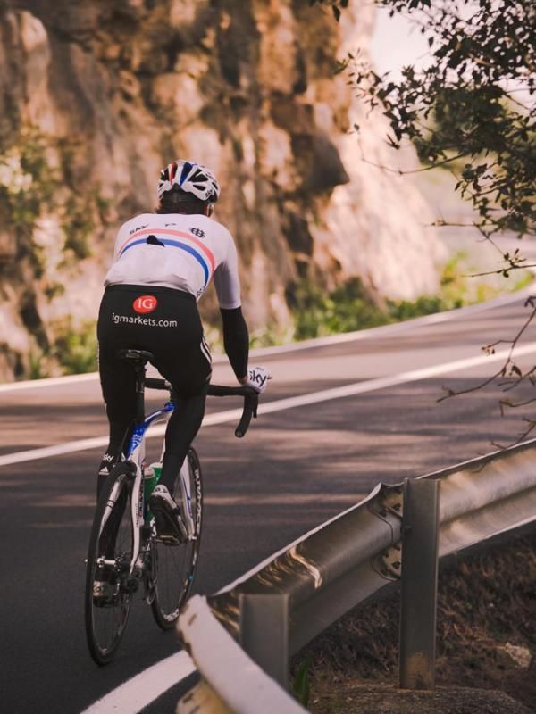 Tour de France contender, Bradley Wiggins (Team Sky)