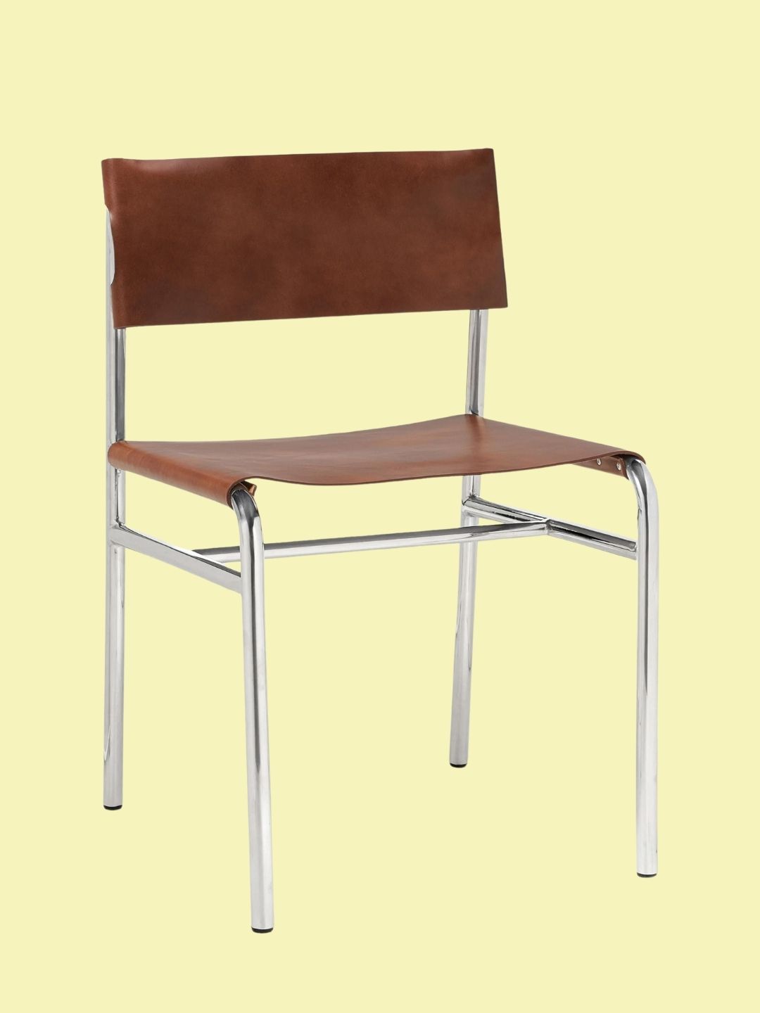 Westwing Collection, Leather Dining Chair Jordan
