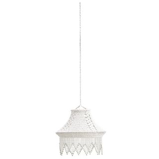 crocketed lampshade in white colour