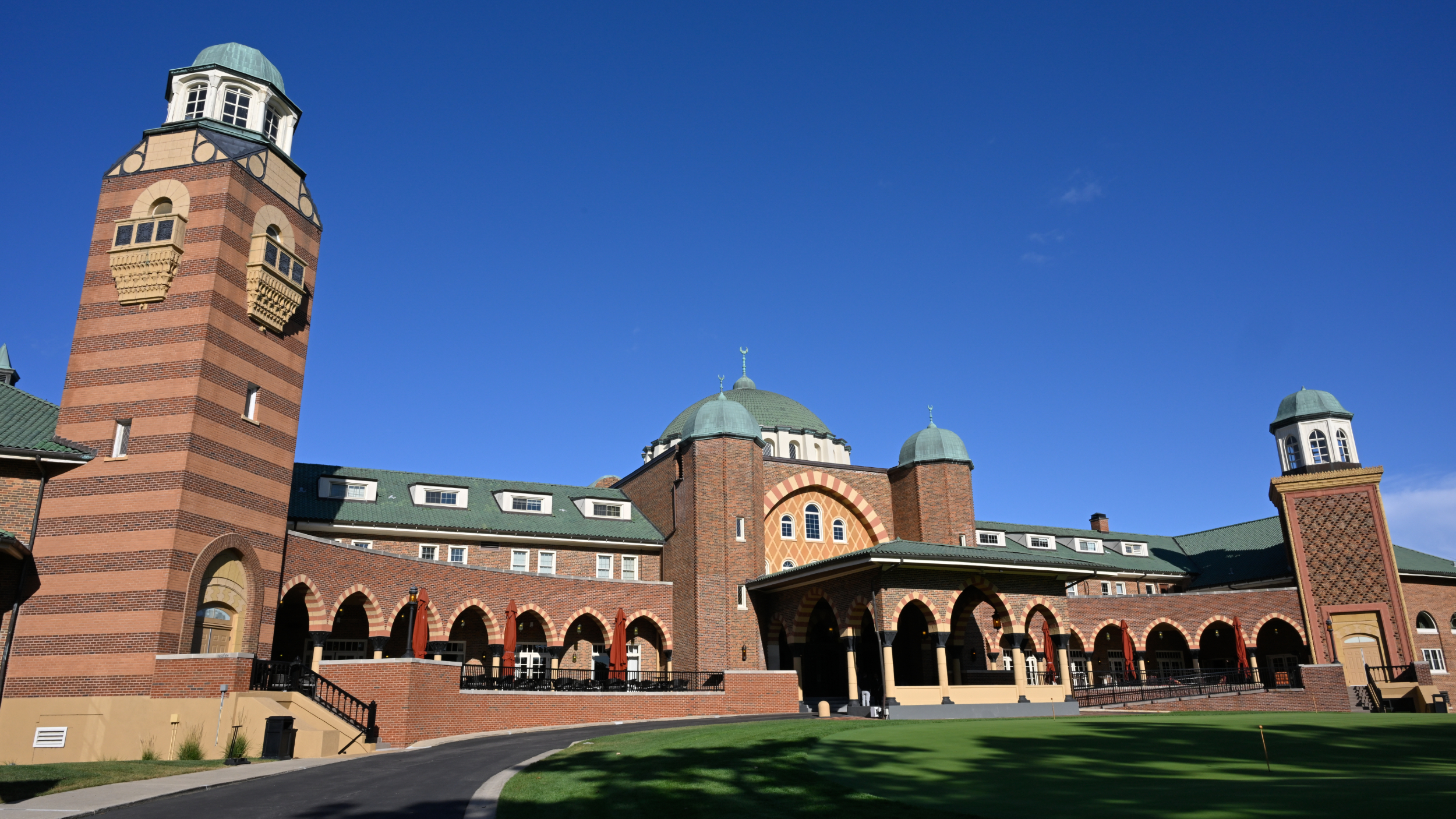 The clubhouse at Medinah Country Club