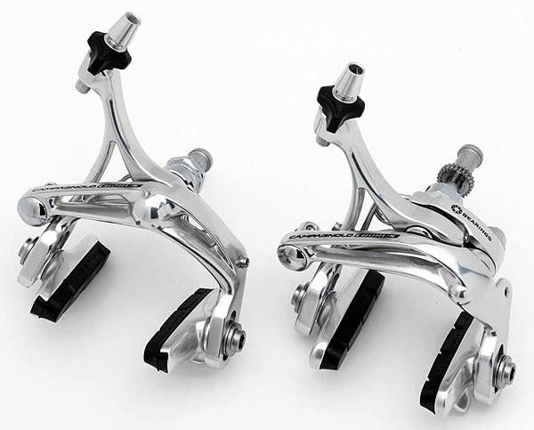 Chorus Skeleton brakes with large cut-out sections.