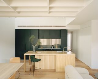 Kitchen inside Barkly Street Apartments, Brunswick, Australia