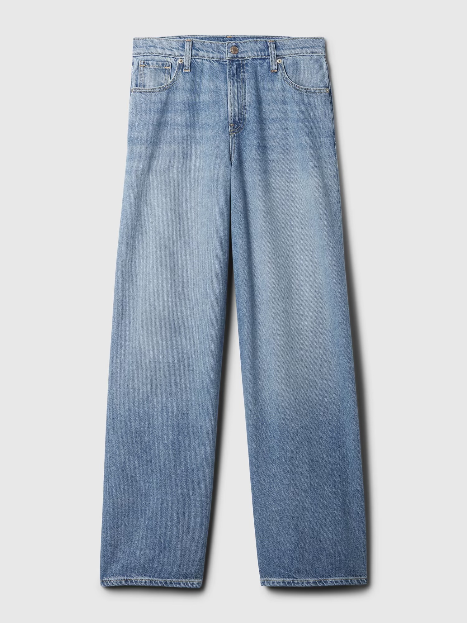 Gap, Mid Rise Ultrasoft Baggy Jeans (Were $90) 