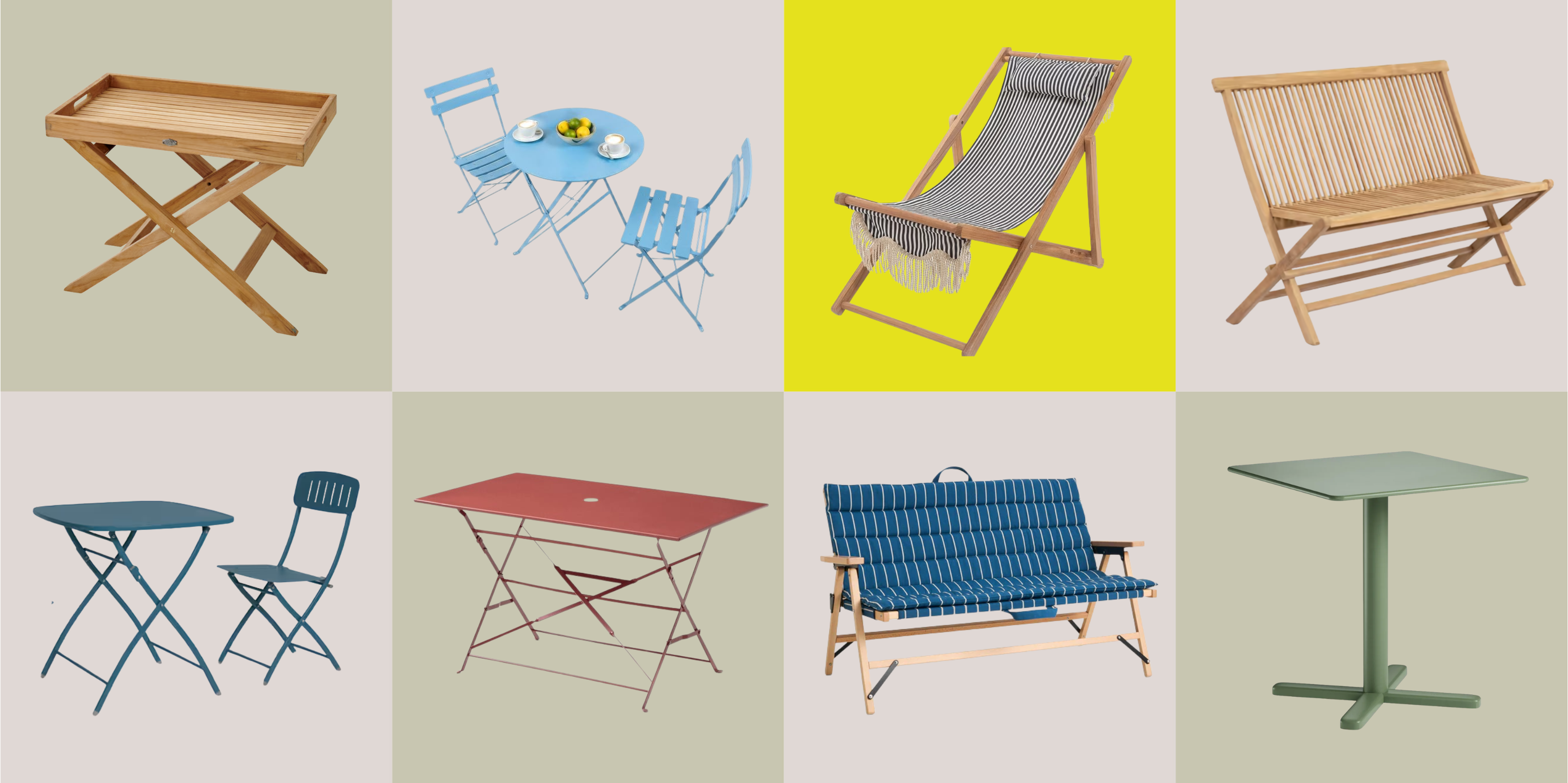 Folding Outdoor Furniture Collection
