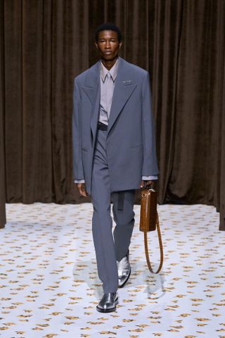 Jil Sander, Modelo De Passarela Durante A Semana De Moda De Milão.