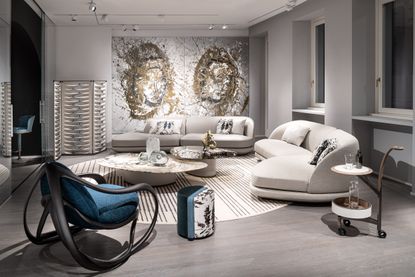 Giorgetti Spiga – The Place furniture showroom interiors, Milan