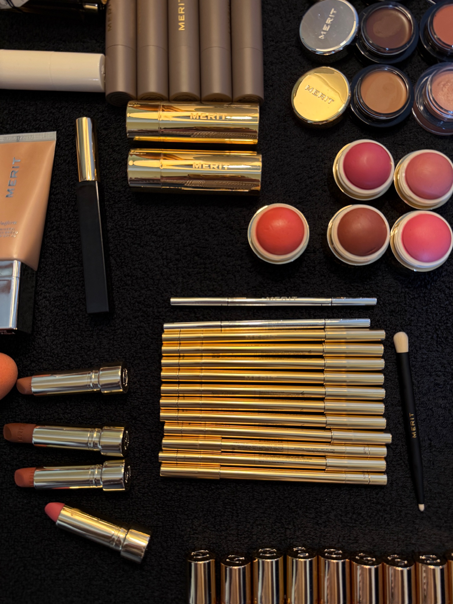 Photos of Misty Copeland getting ready for the Met Gala 2026 with Merit Beauty.