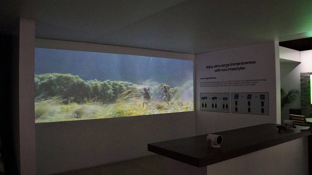 Samsung’s Freestyle portable projector got a gaming upgrade, and now ...