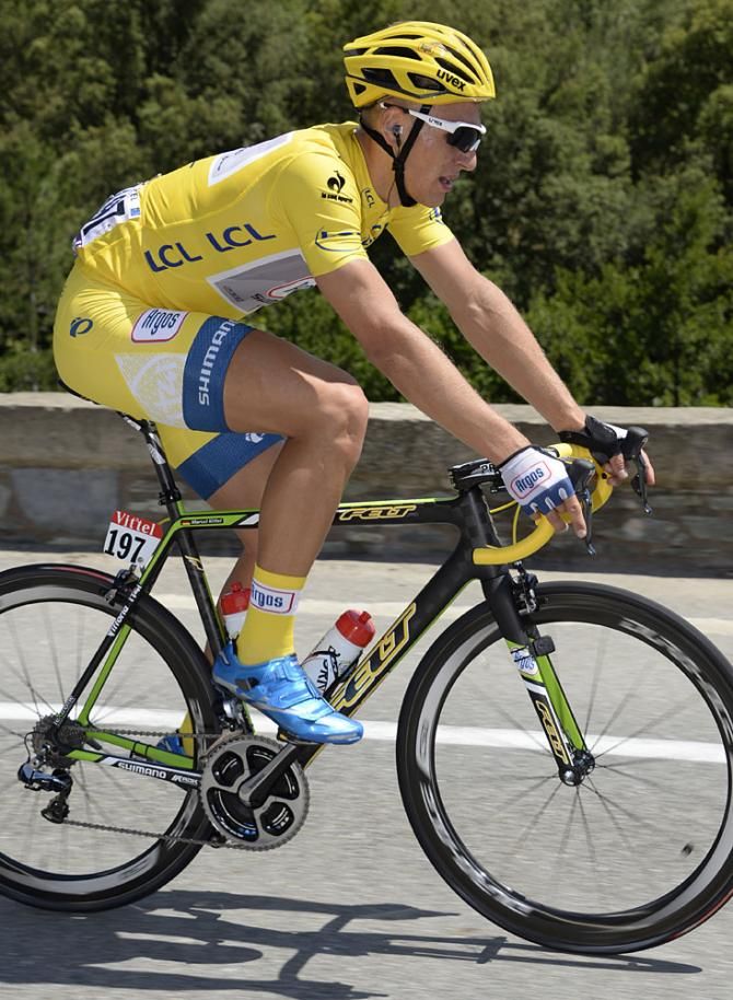 Marcel Kittel (Argos-Shimano) enjoyed his day in yellow during stage 2