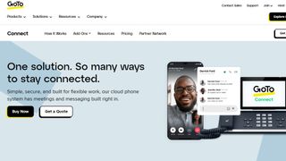 GoToConnect website screenshot