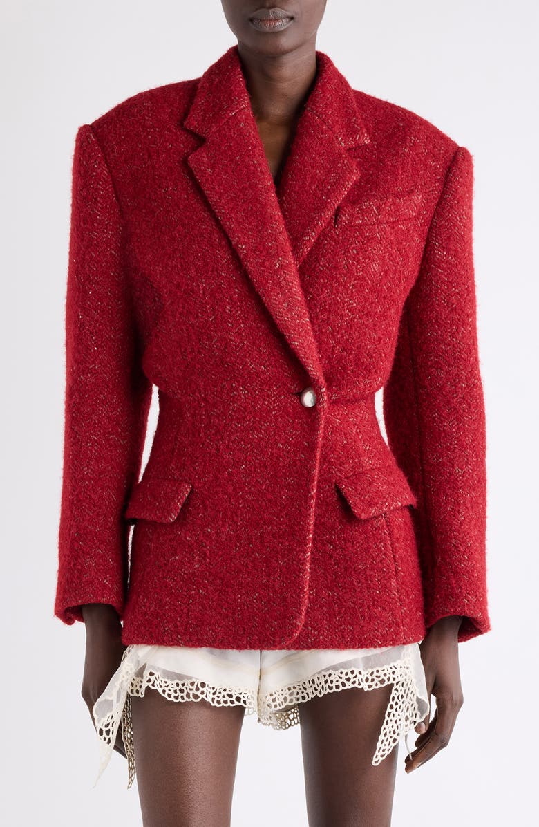 Gallie One-Button Blazer