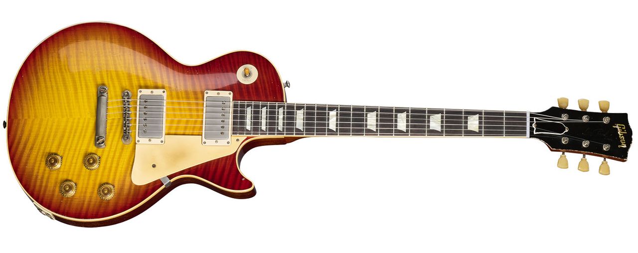 Gibson 1959 Les Paul Standard Reissue Limited Edition Murphy Lab Aged With Brazilian Rosewood Cherry in Murphy Burst