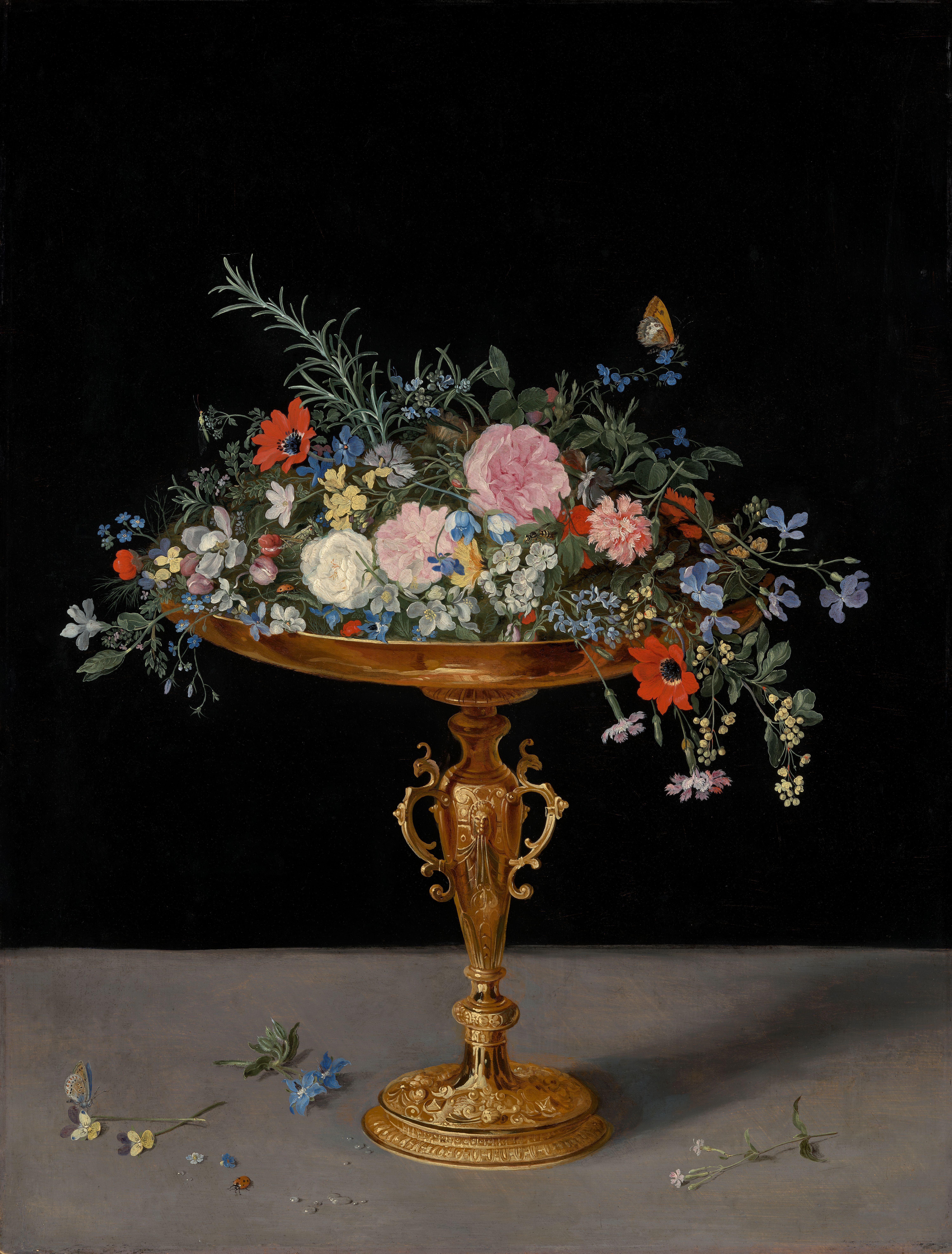 Flowers in a Gilt Tazza