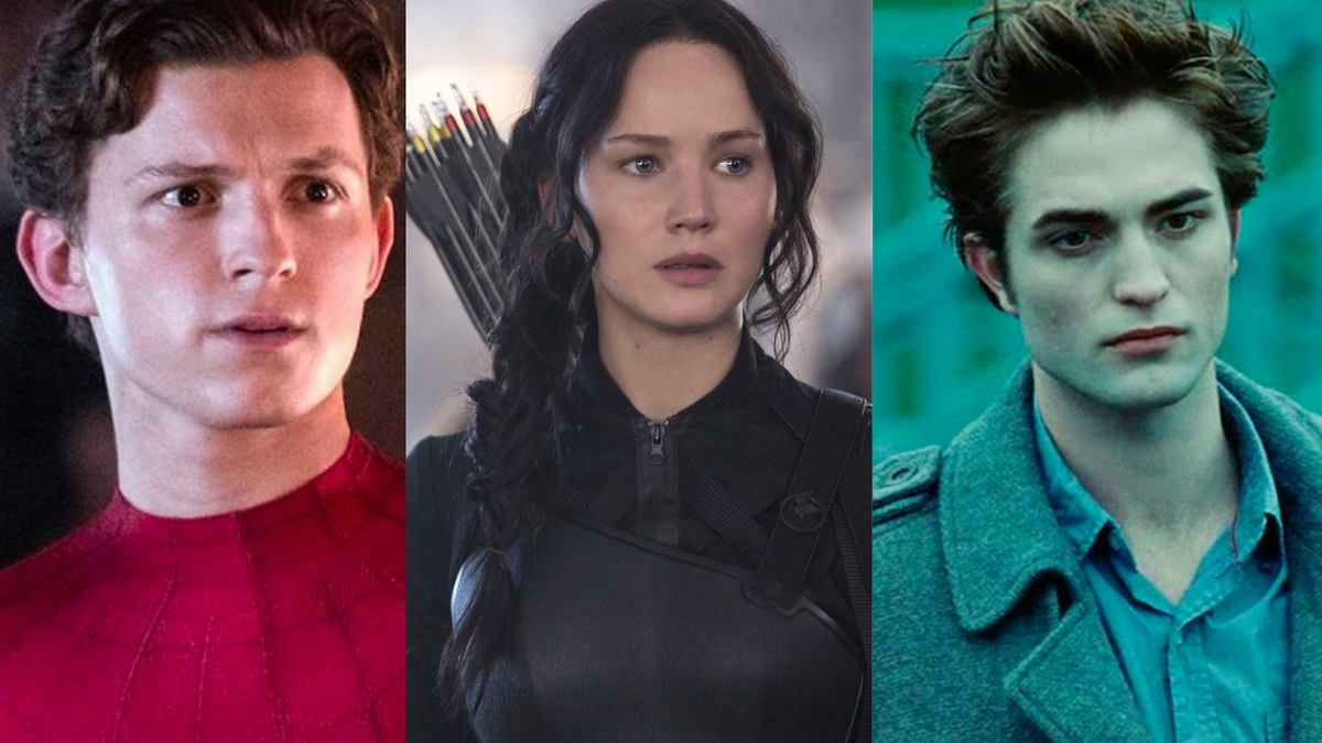 Tom Holland, Jennifer Lawrence, Robert Pattinson