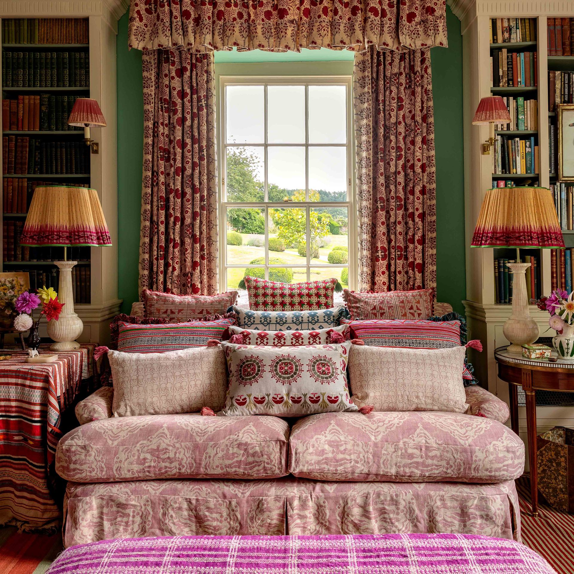 Layering in interior design - living room